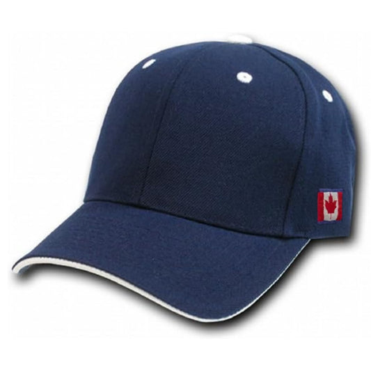 Canada Flag Olive Corduroy Brim Dad Cap