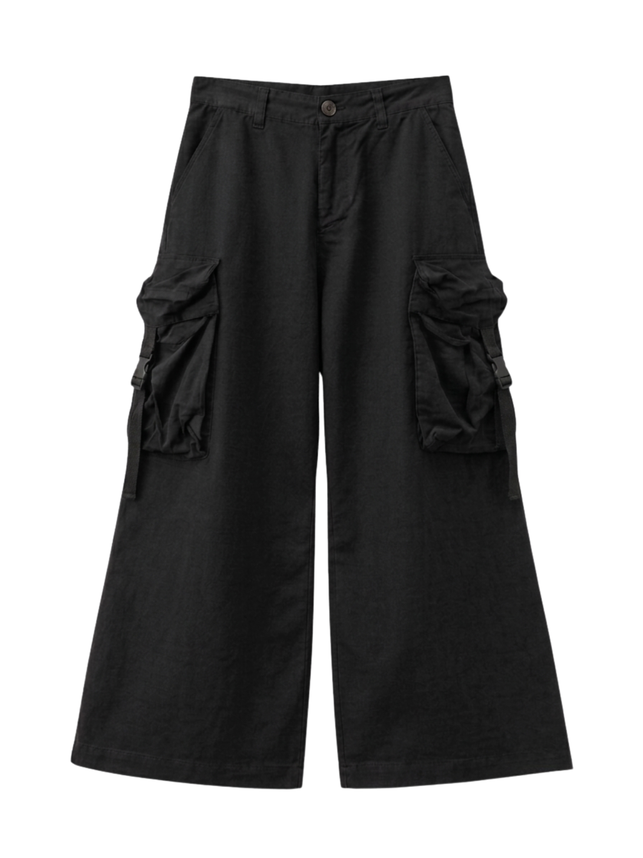 Black 6 Pocket Baggy Pant