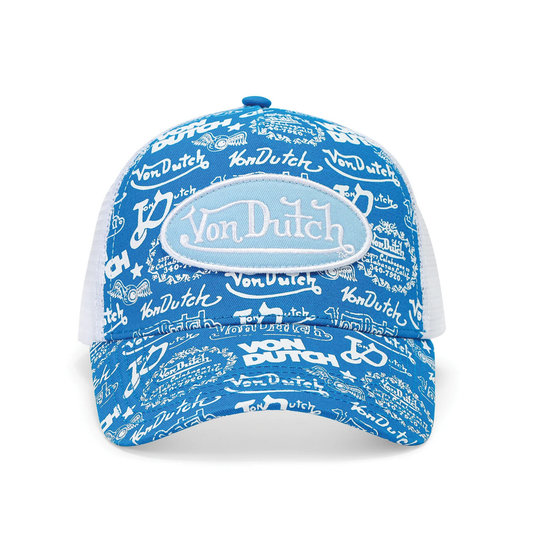 Von Dutch Trucker – Monogram Blue / White