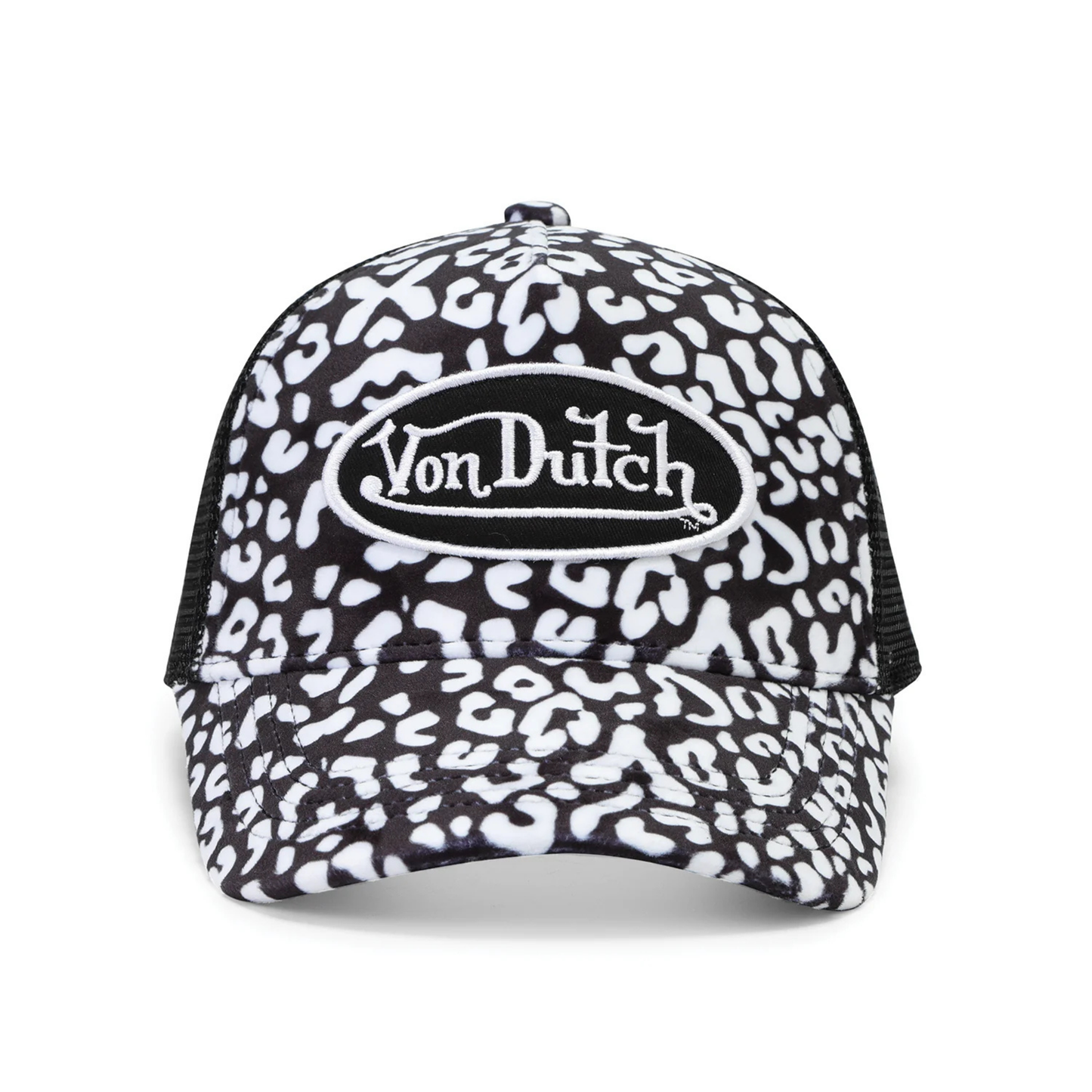 Von Dutch Trucker – Leopard Black / White