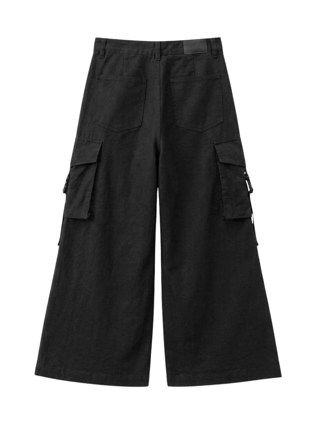 Black 6 Pocket Baggy Pant