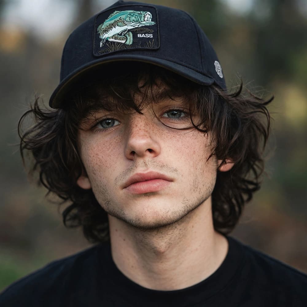 Bass Fish Cap