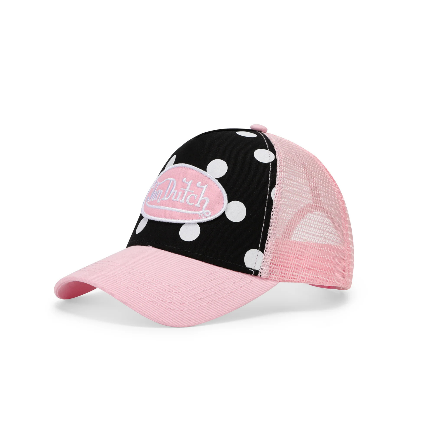 Von Dutch Trucker – Polka Dot / Black / Pink