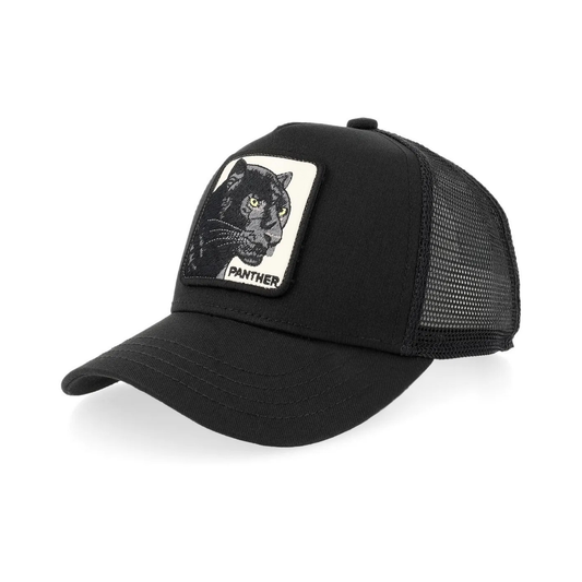 Panther Trucker – Black / White Patch II