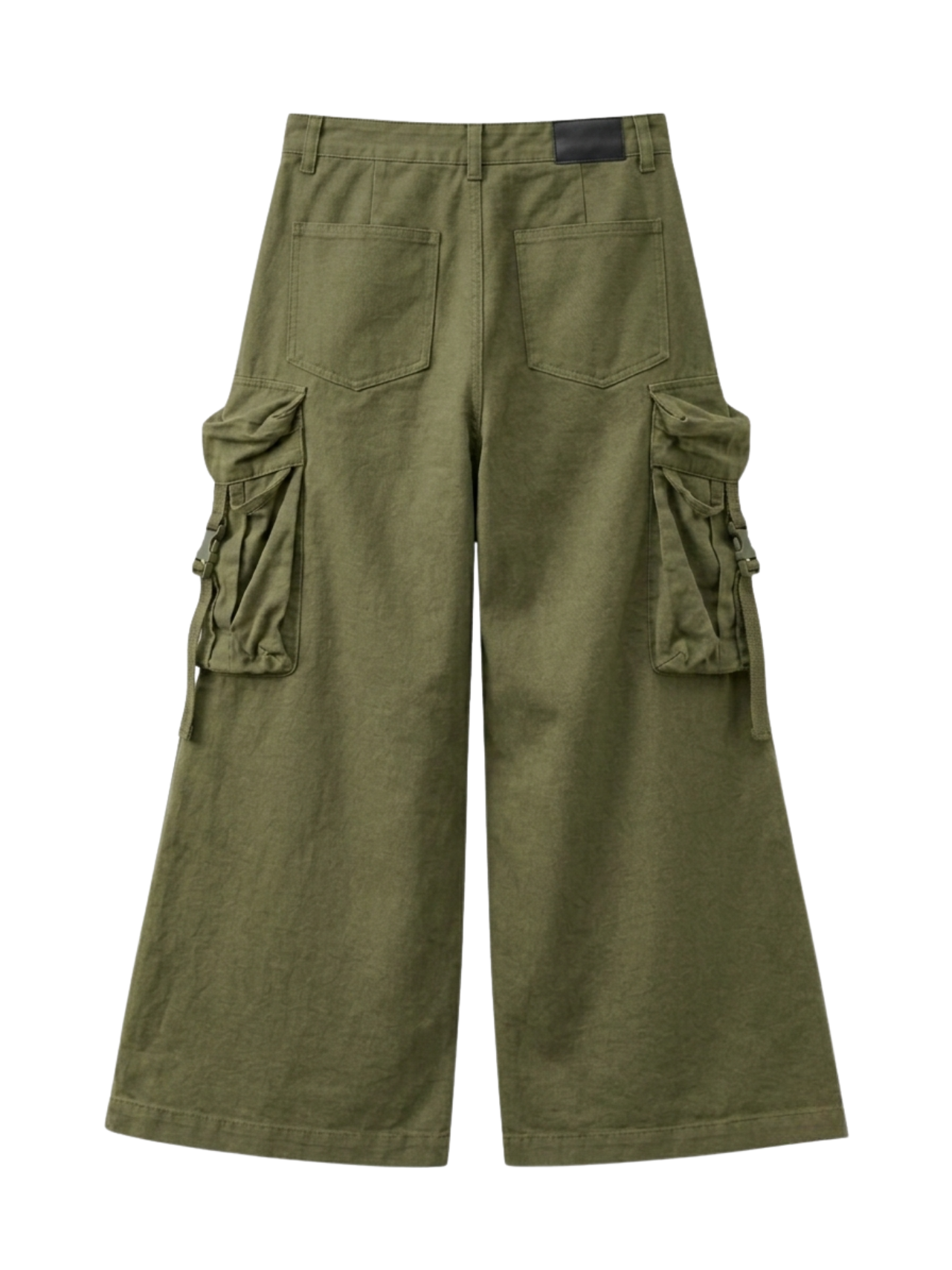Olive 6 Pocket Baggy Pant