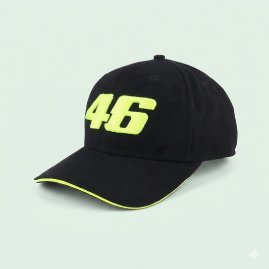 No. 46 Cap – Black / Neon