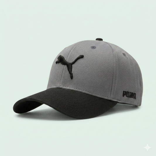 Puma Cap – Grey / Black