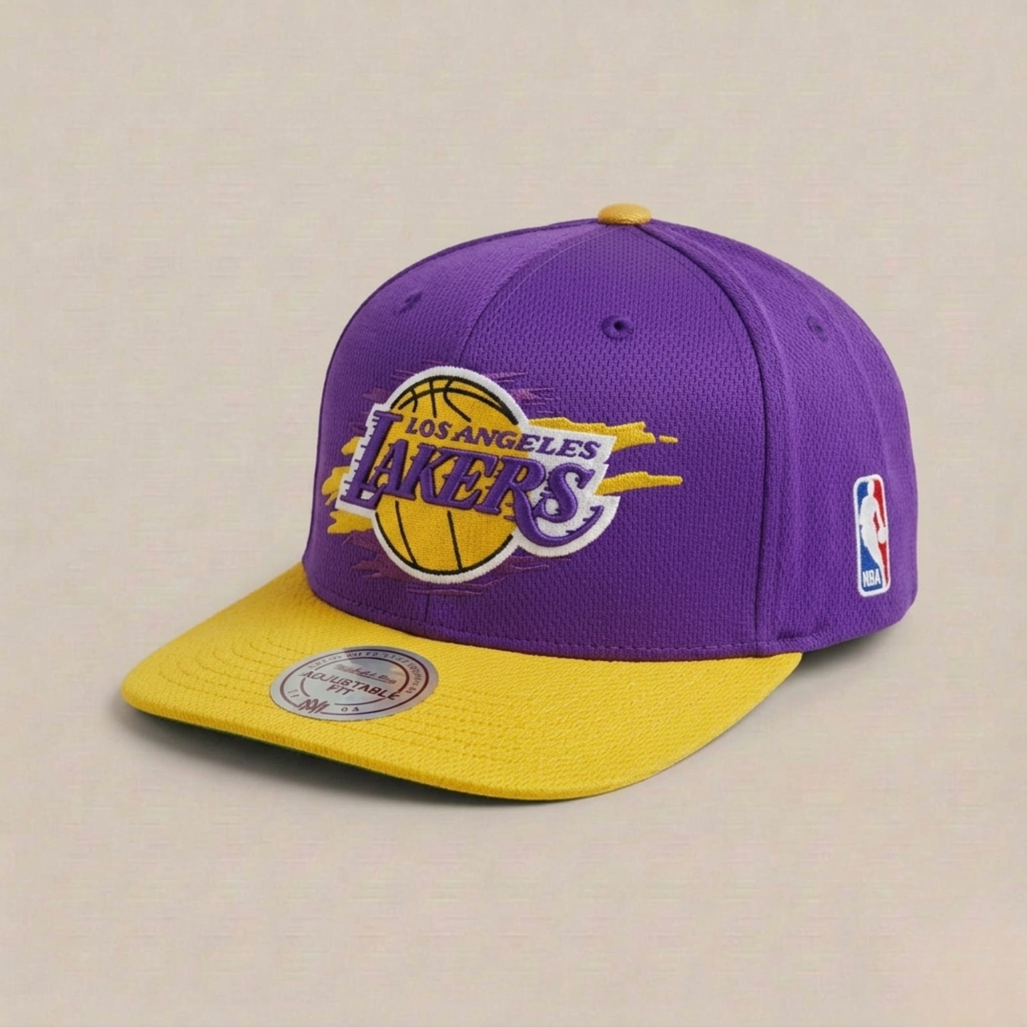 Mitchell & Ness Los Angeles Lakers Snapback – Purple & Gold