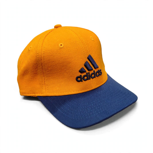 Adidas Yellow Orange Cap with Blue Visor
