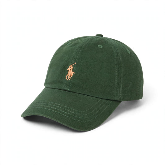 Polo Ralph Lauren Forest Green Gold Pony Cap
