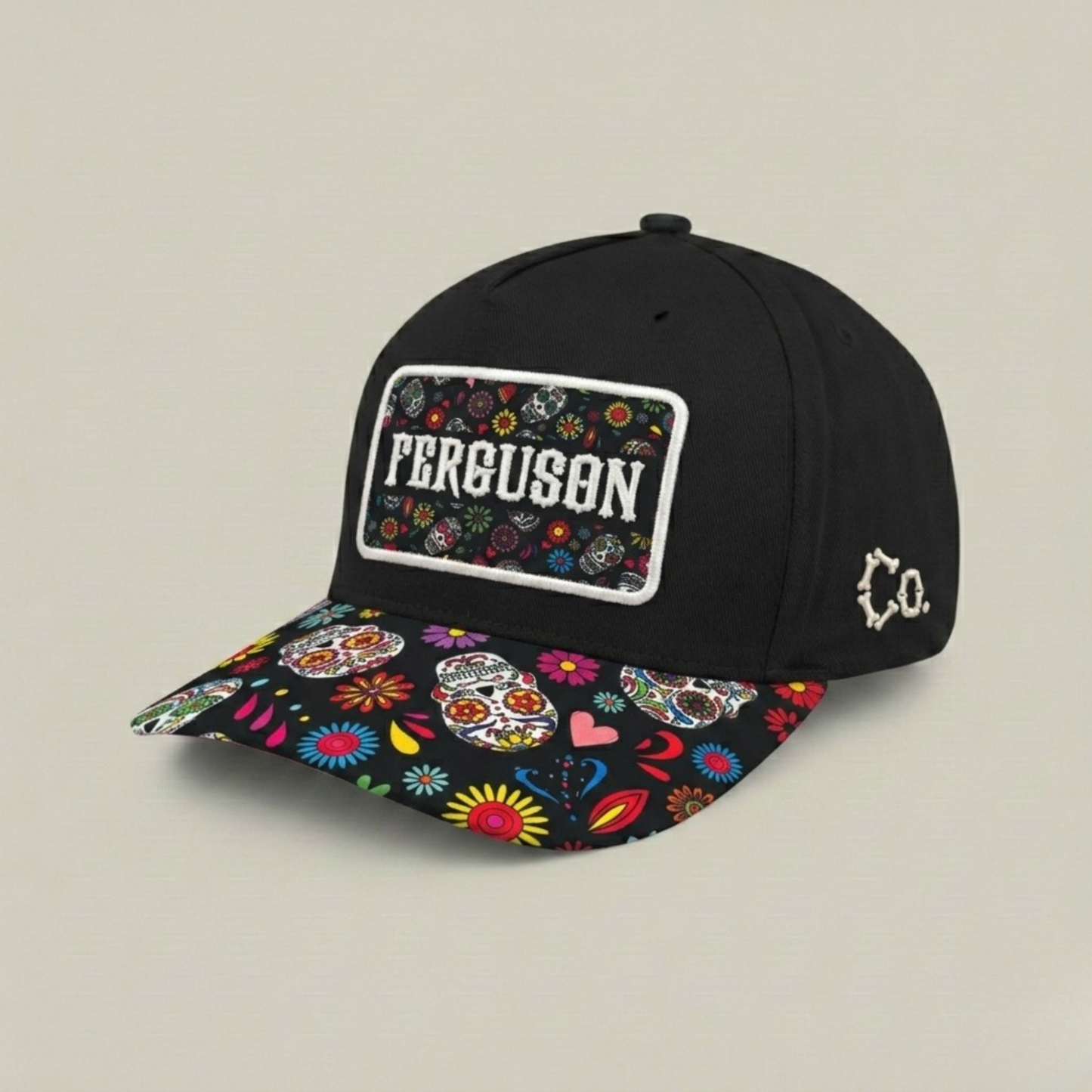 Arctic Monkeys Ferguson "Day of the Dead" Sugar Skull Baseball Cap