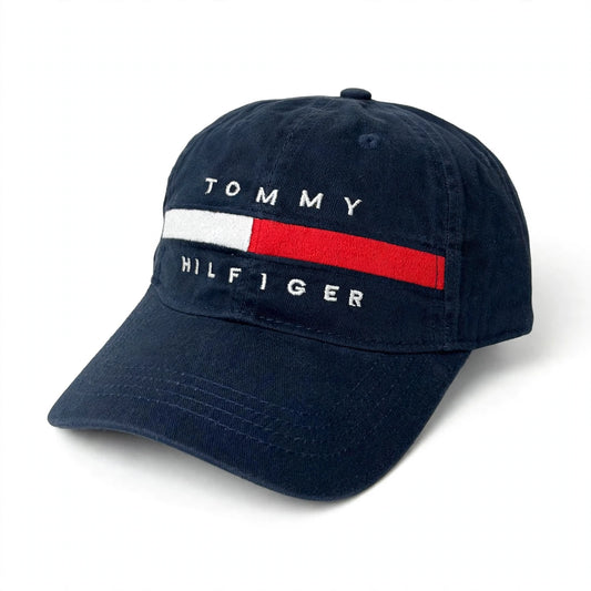 Tommy Hilfiger Navy Blue Flag Logo Baseball Cap