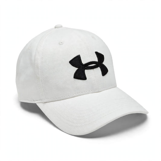 Under Armour White Cap Black Logo