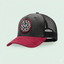 Seek Inner Peace Trucker – Grey / Red