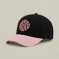 Hatgoods HH Cap – Black / Pink
