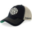 Hatgoods Black Contrast Stitch Trucker Cap