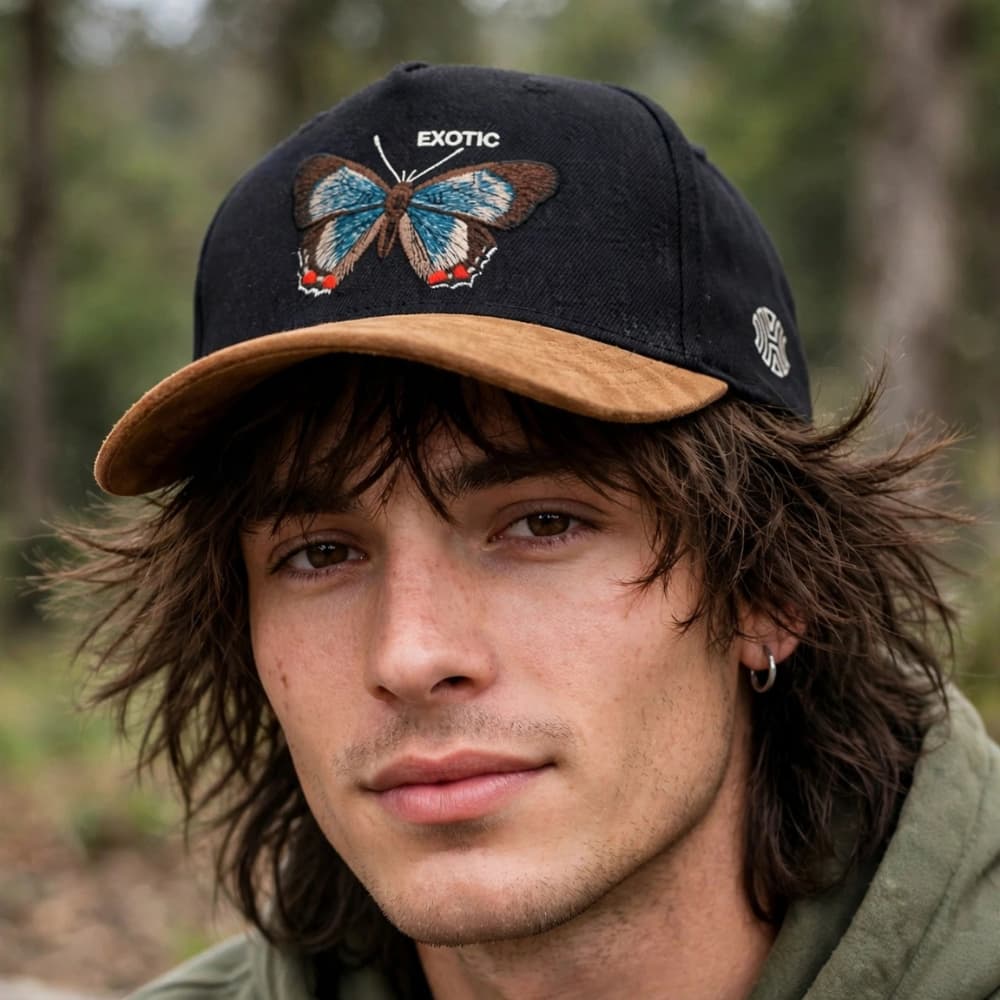 Exotic Butterfly Cap