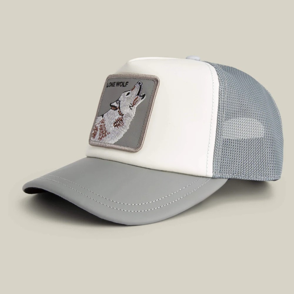 Lone Wolf Trucker – White / Grey