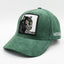 Panther Green Suede Baseball Cap