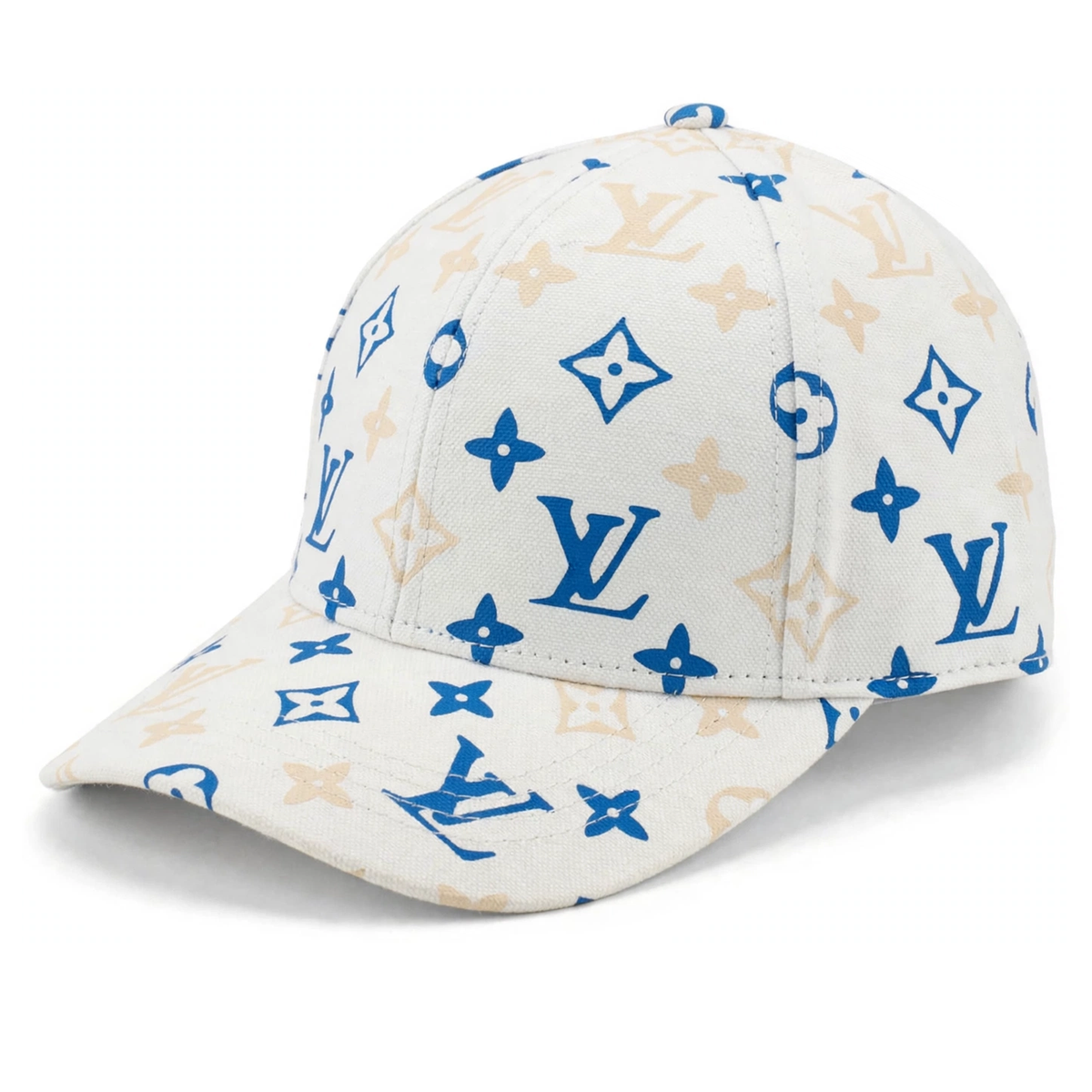 Structured baseball cap with embroidered front patch