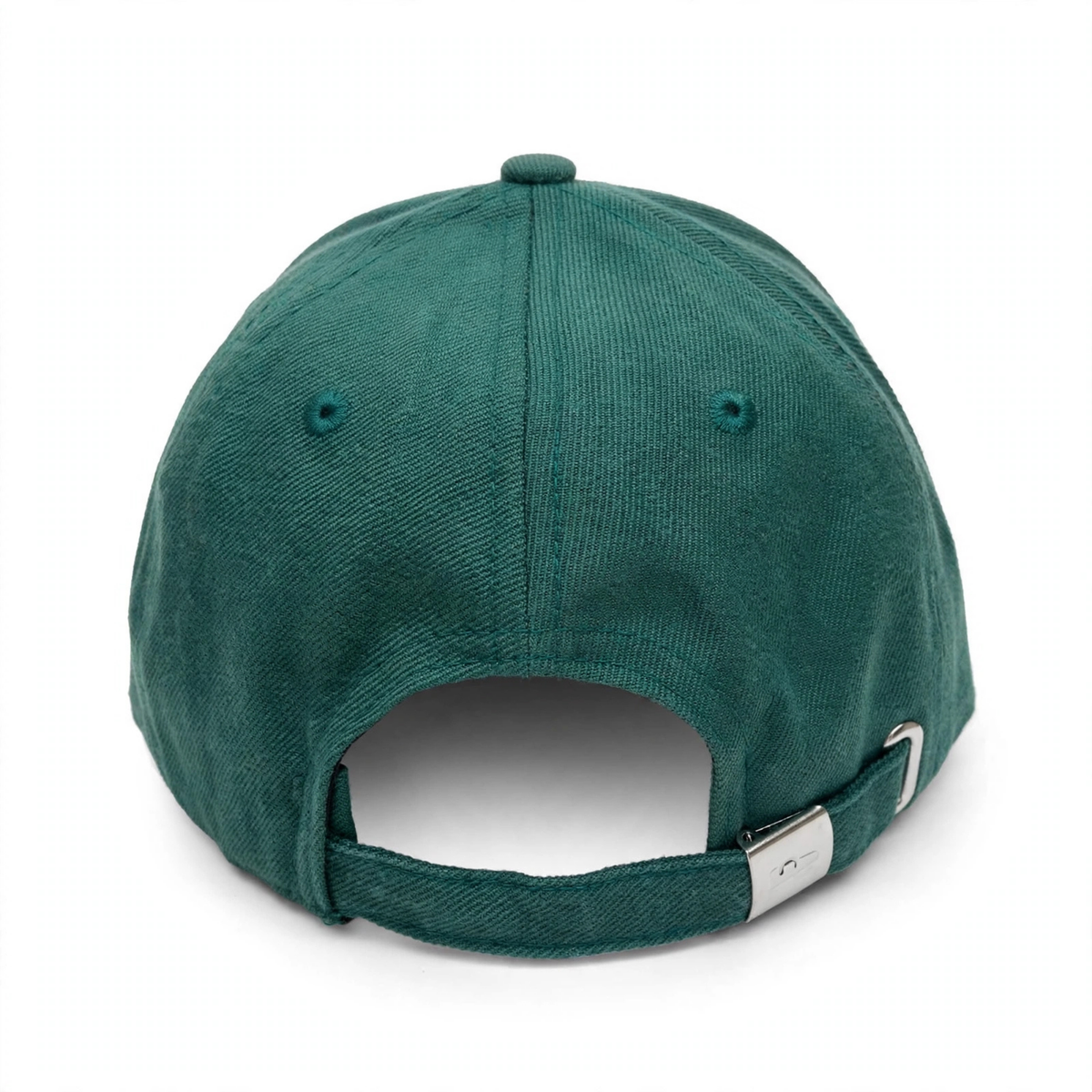 Side view of premium wool blend baseball cap