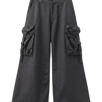 Grey 6 Pocket Baggy Pant