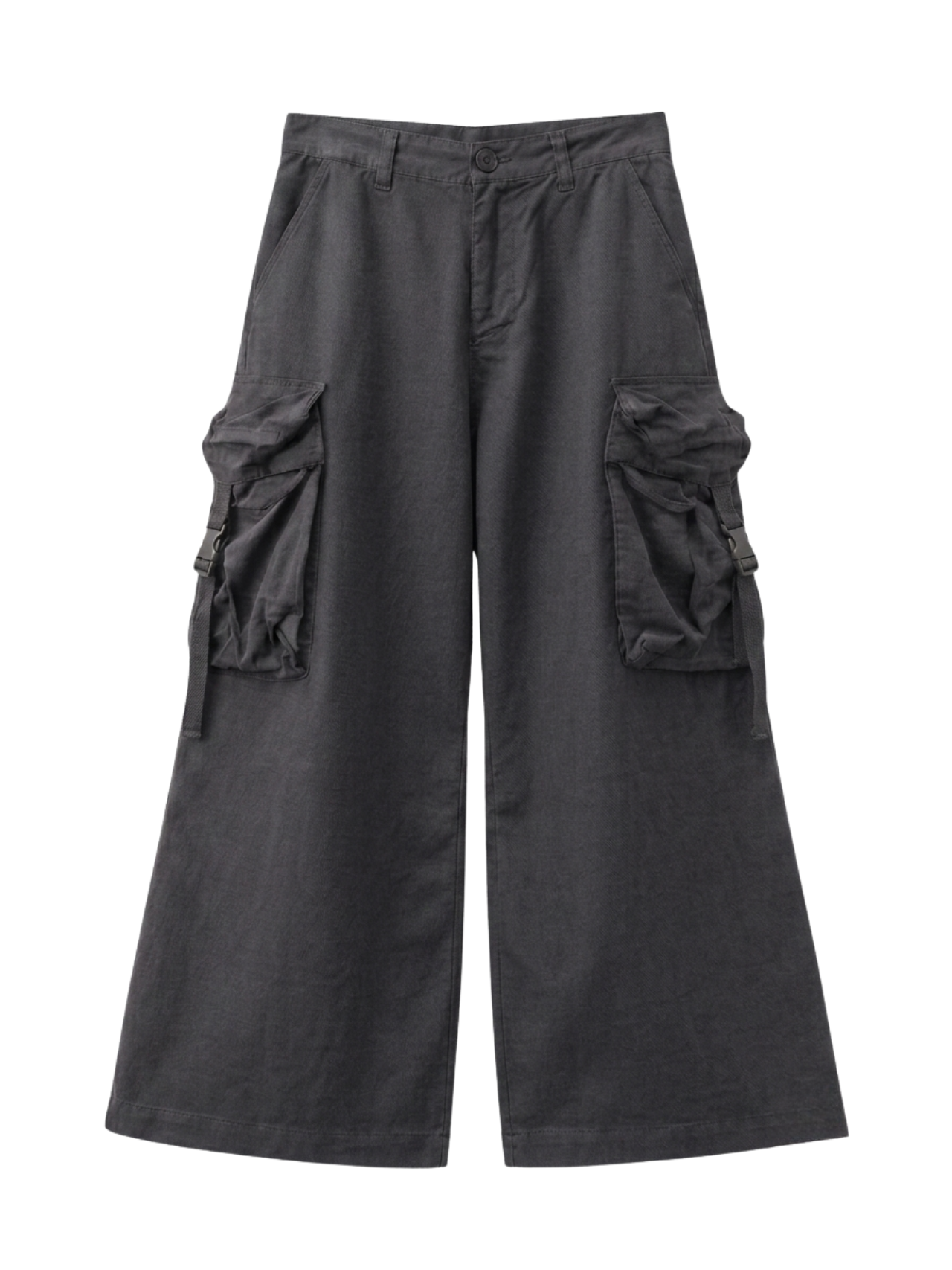 Grey 6 Pocket Baggy Pant