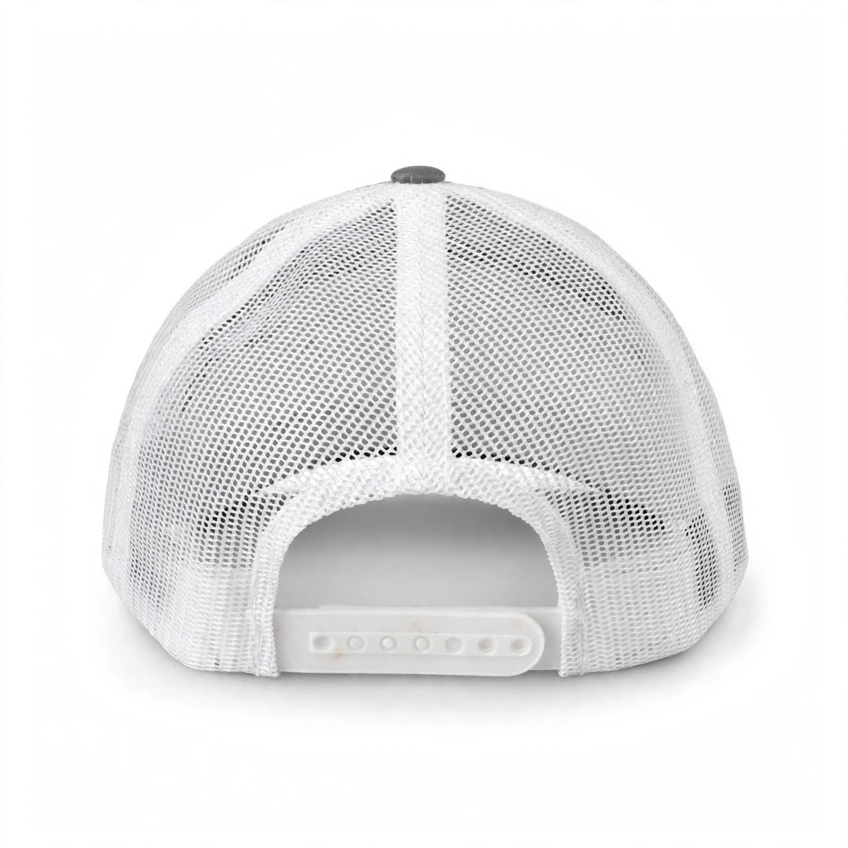 Grey New Era Bull Trucker