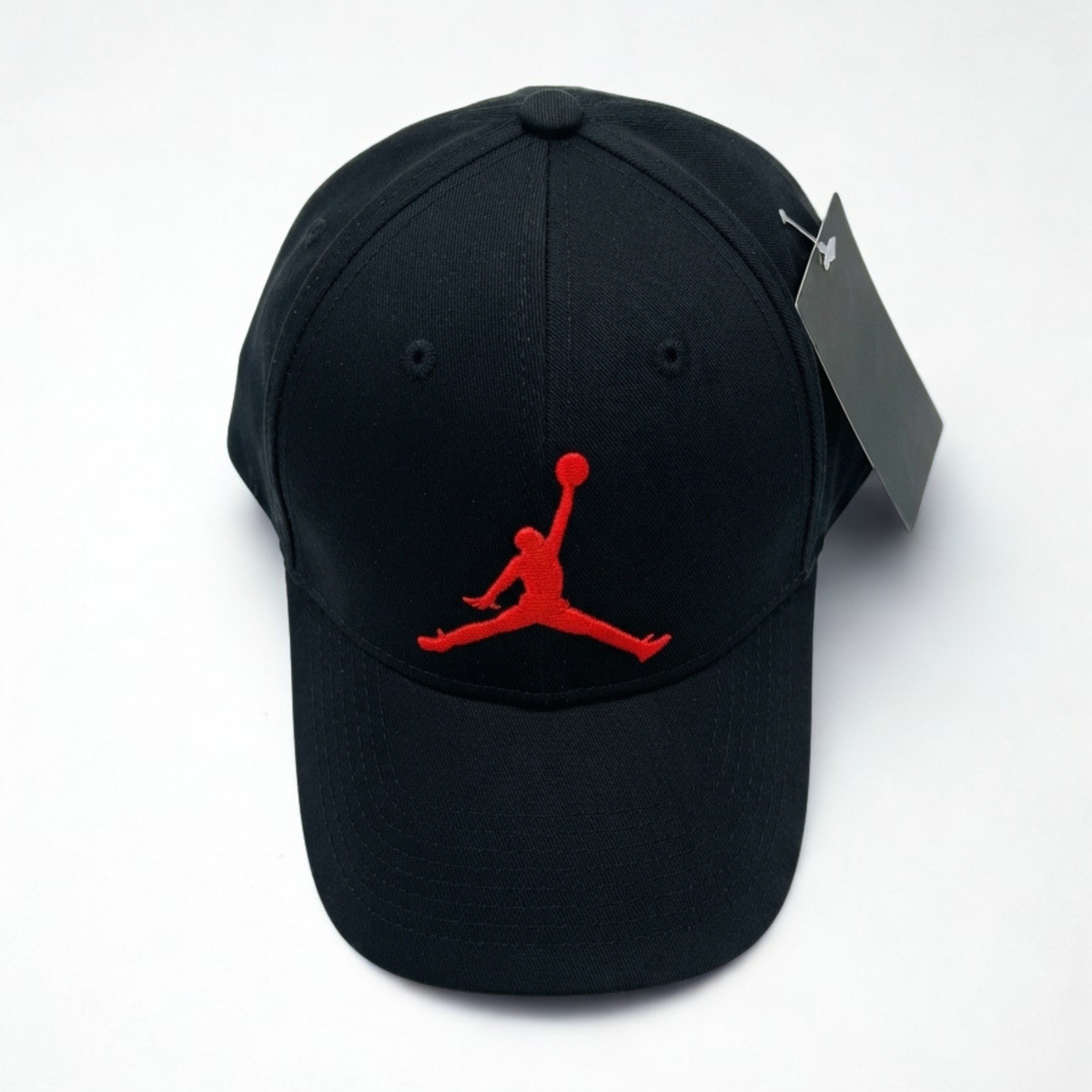 Black Jordan Jumpman Red Embroidary
