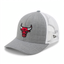 Grey New Era Bull Trucker