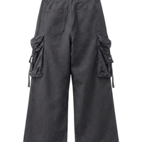 Grey 6 Pocket Baggy Pant