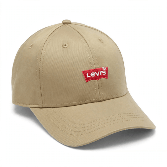 Levi's Khaki Small Logo Baseball Cap – front view