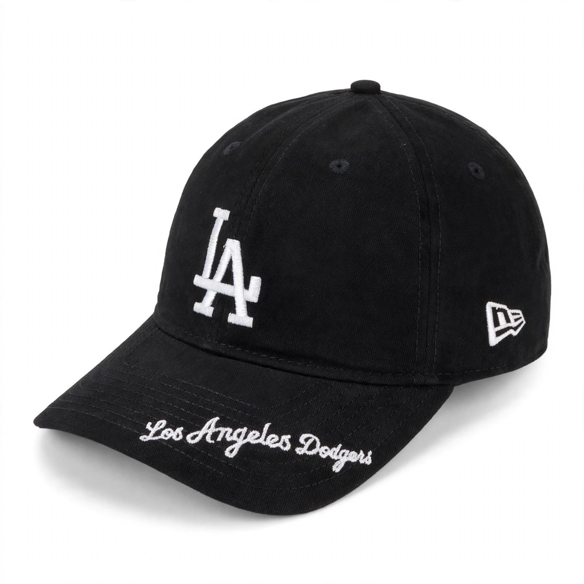 New Era LA Dodgers Pink & Black Tone-on-Tone Mesh Trucker Cap