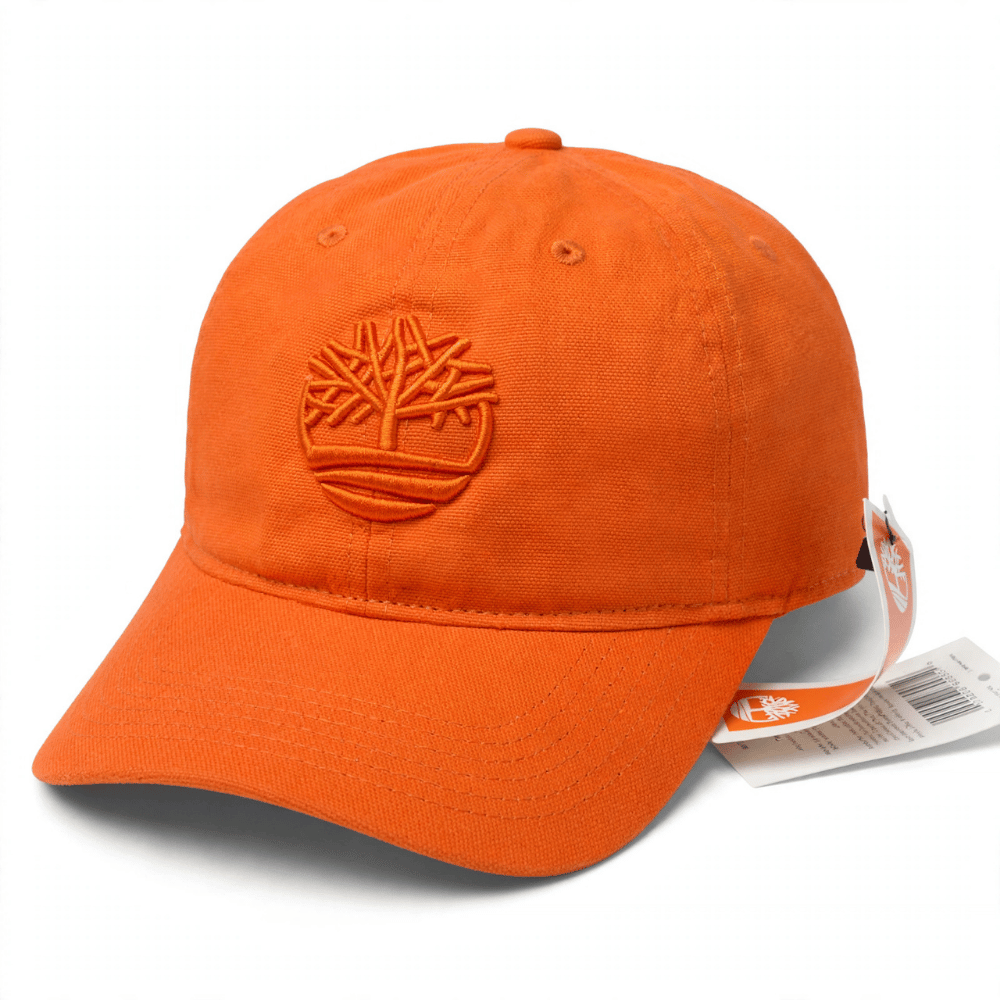 Timberland Tonal Tree Logo Baseball Cap - Orange