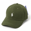 Olive Polo Ralph Lauren White Pony