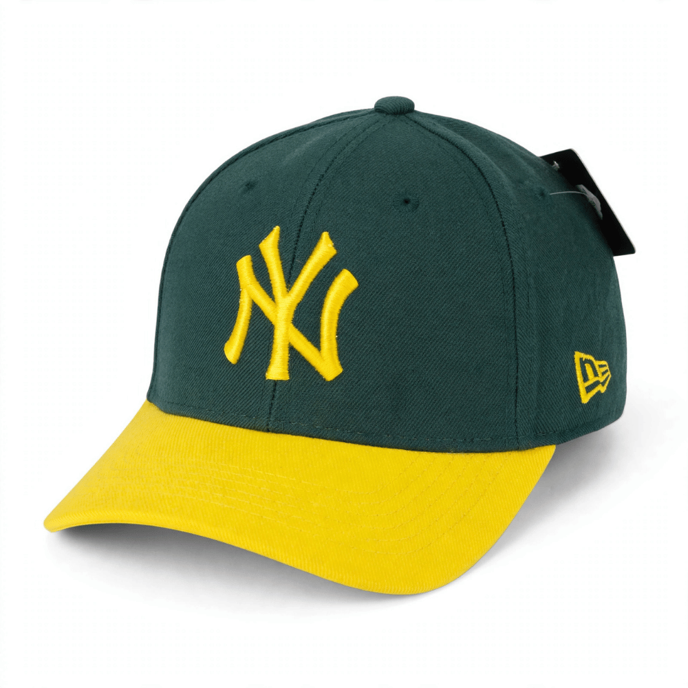 New Era New Era NY Yankees Dark Green & Yellow Two-Tone Cap