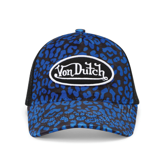 Von Dutch Trucker – Leopard Blue / Black