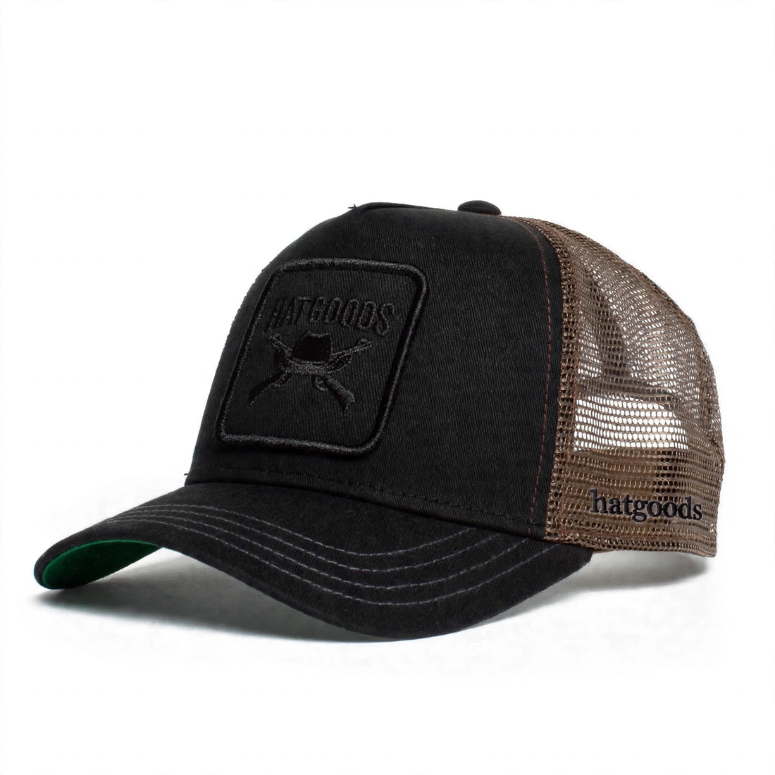 Black Hatgoods Patch Trucker