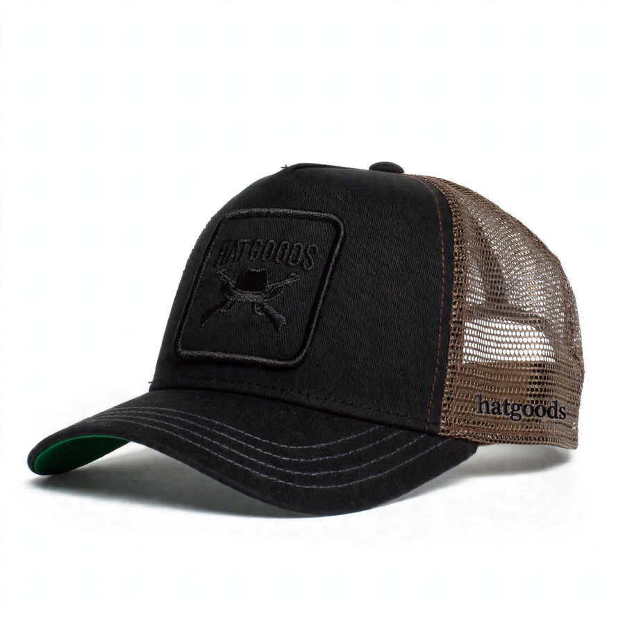 Black Hatgoods Patch Trucker