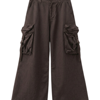 Coffee 6 Pocket Baggy Pant