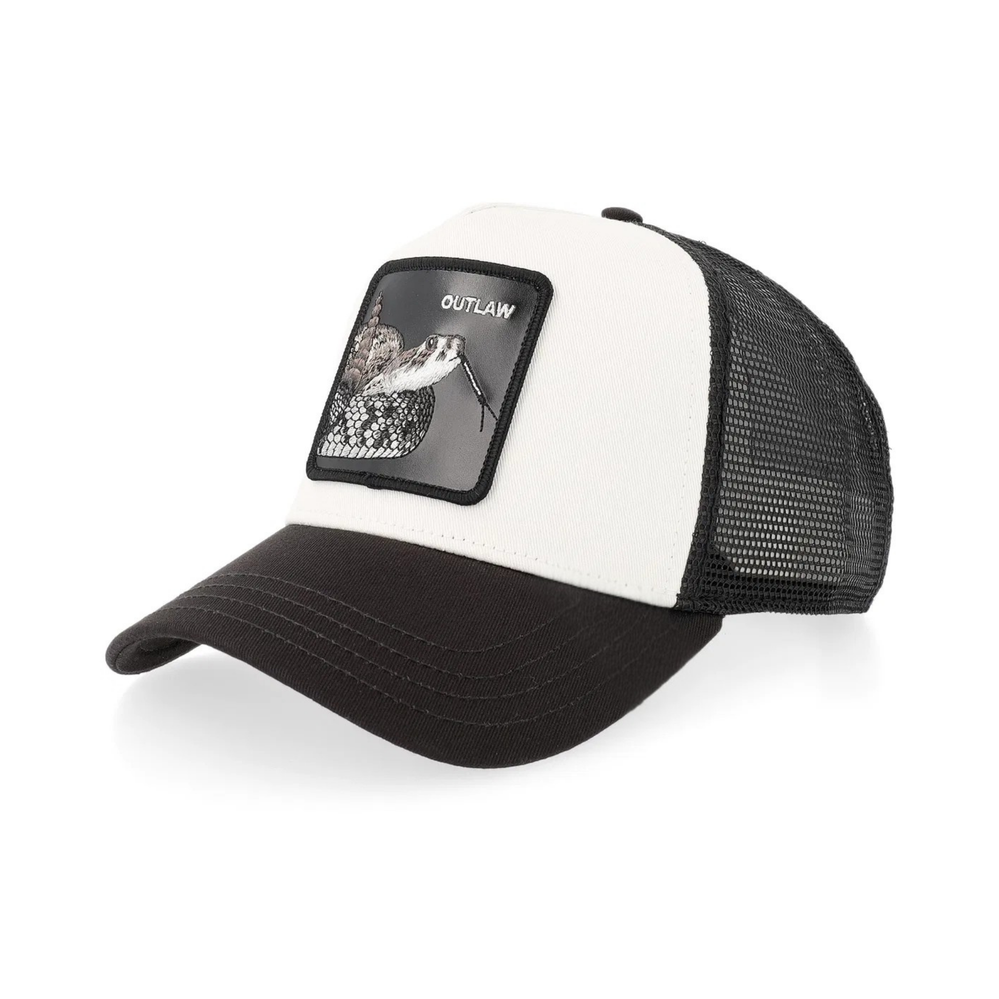 Outlaw Trucker – White / Black
