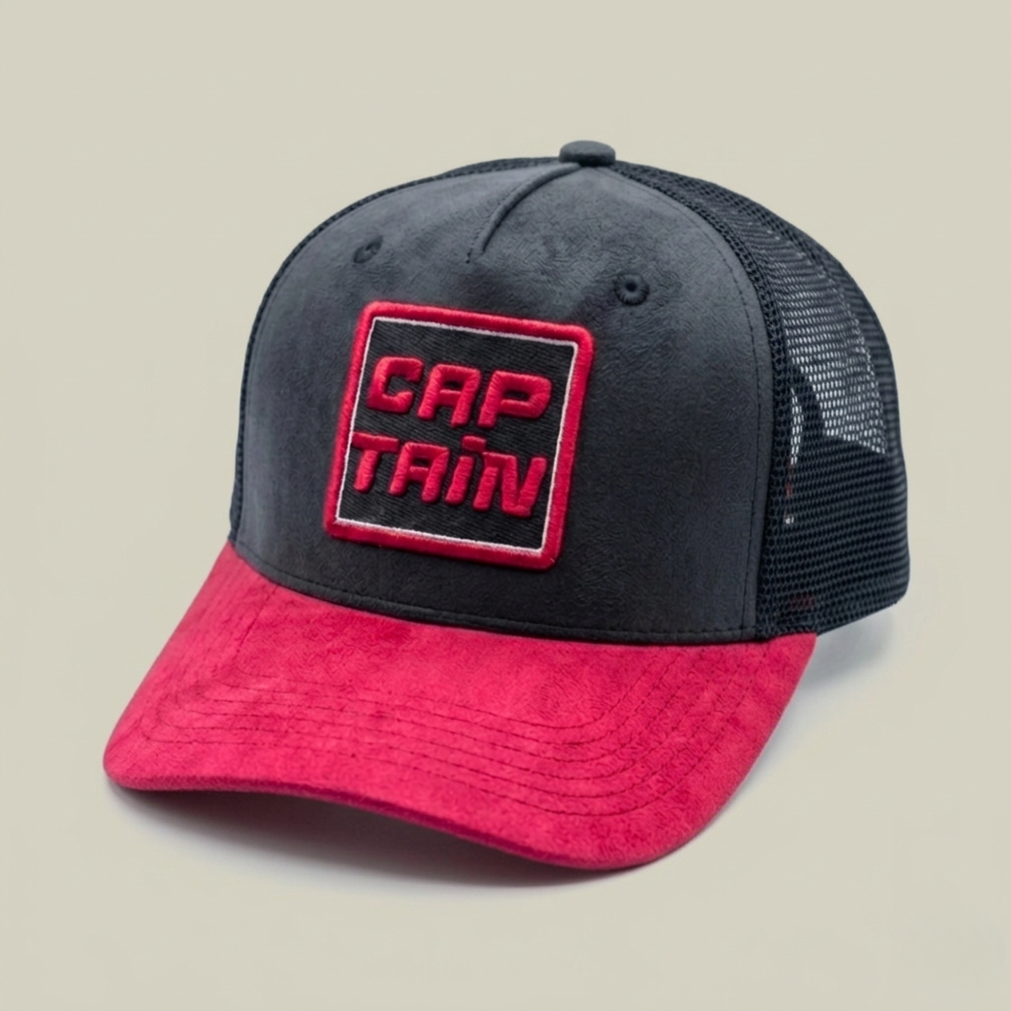 Captain – Suede & Mesh Trucker