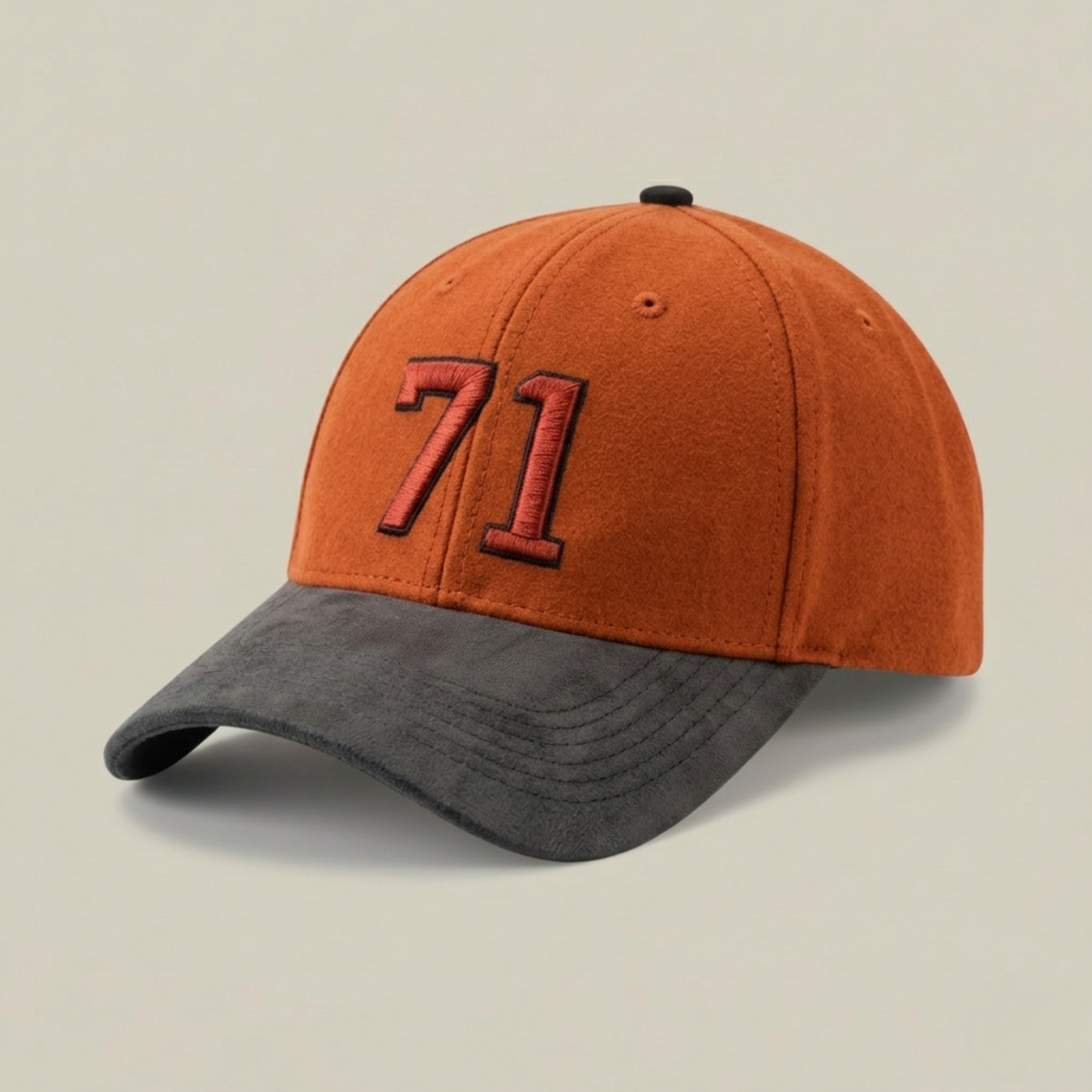 Vintage Heritage "71" Cap – Burnt Orange & Suede Grey Two-Tone Hat