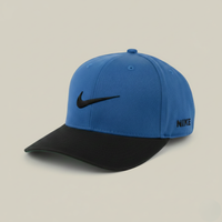 NIKE Swoosh Two-Tone Baseball Cap – Royal Blue & Black