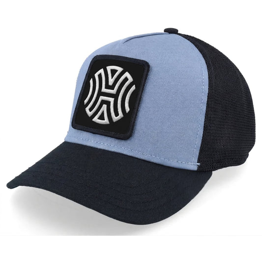 HG Patch Blue Black Trucker Cap