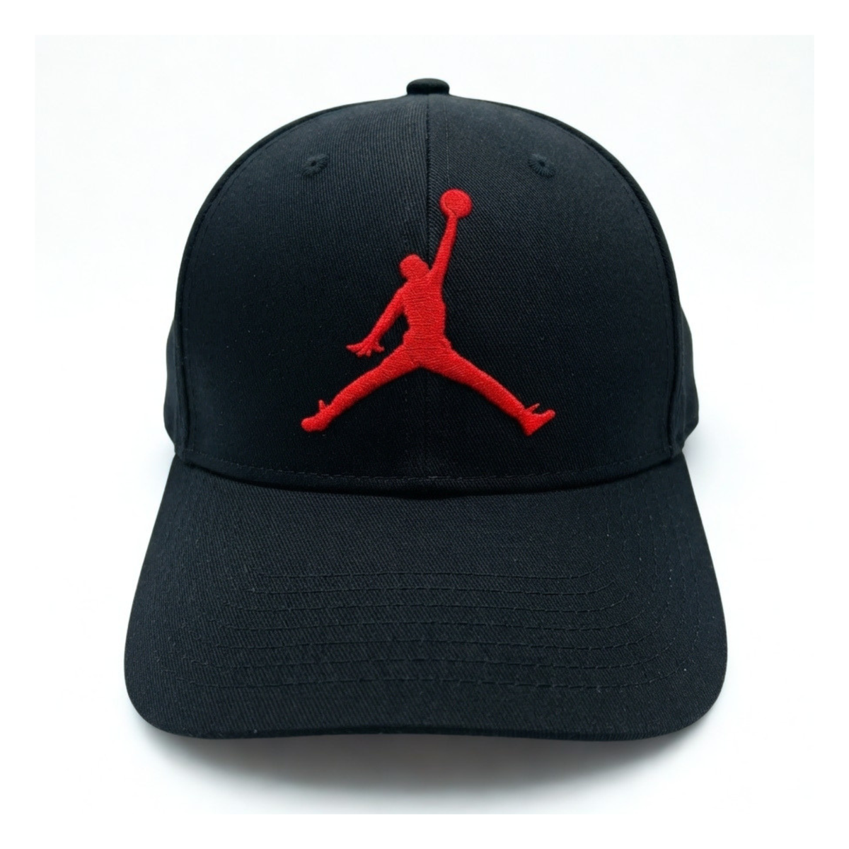 Black Jordan Jumpman Red Embroidary