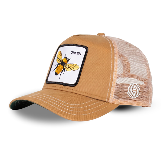 Queen Bee Trucker Cap Camel – Hatgoods Bangladesh