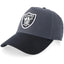 Raiders Grey Black Baseball Cap