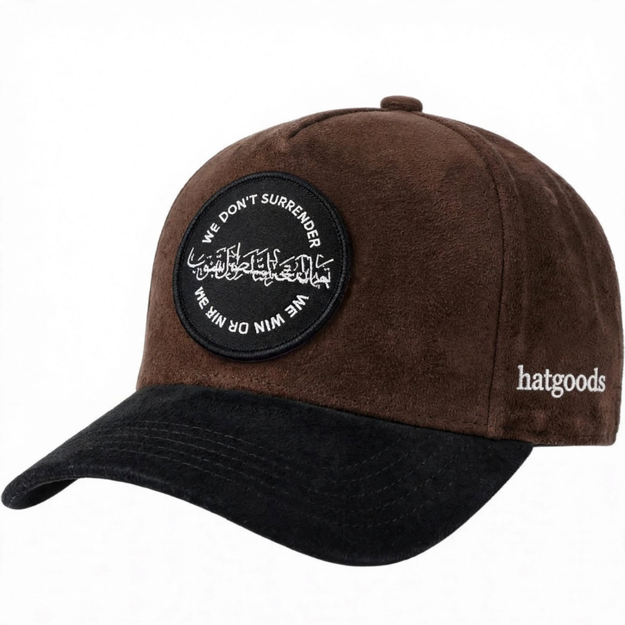Hatgoods WE WIN OR WE DIE Suede - Coffee