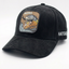 Grey Suede "Mamba" Snake Patch Baseball Cap